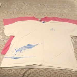 Set of 2 Guy Harvey ladies tees. XL